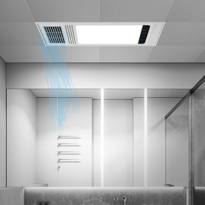 浴霸木林森集成吊顶嵌入式风暖卫生间四合一双电机多功能浴霸