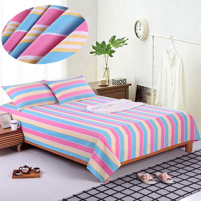 【清仓】老粗布床单单件加厚加密男女格子宿舍双人1.5/1.8/2m米床