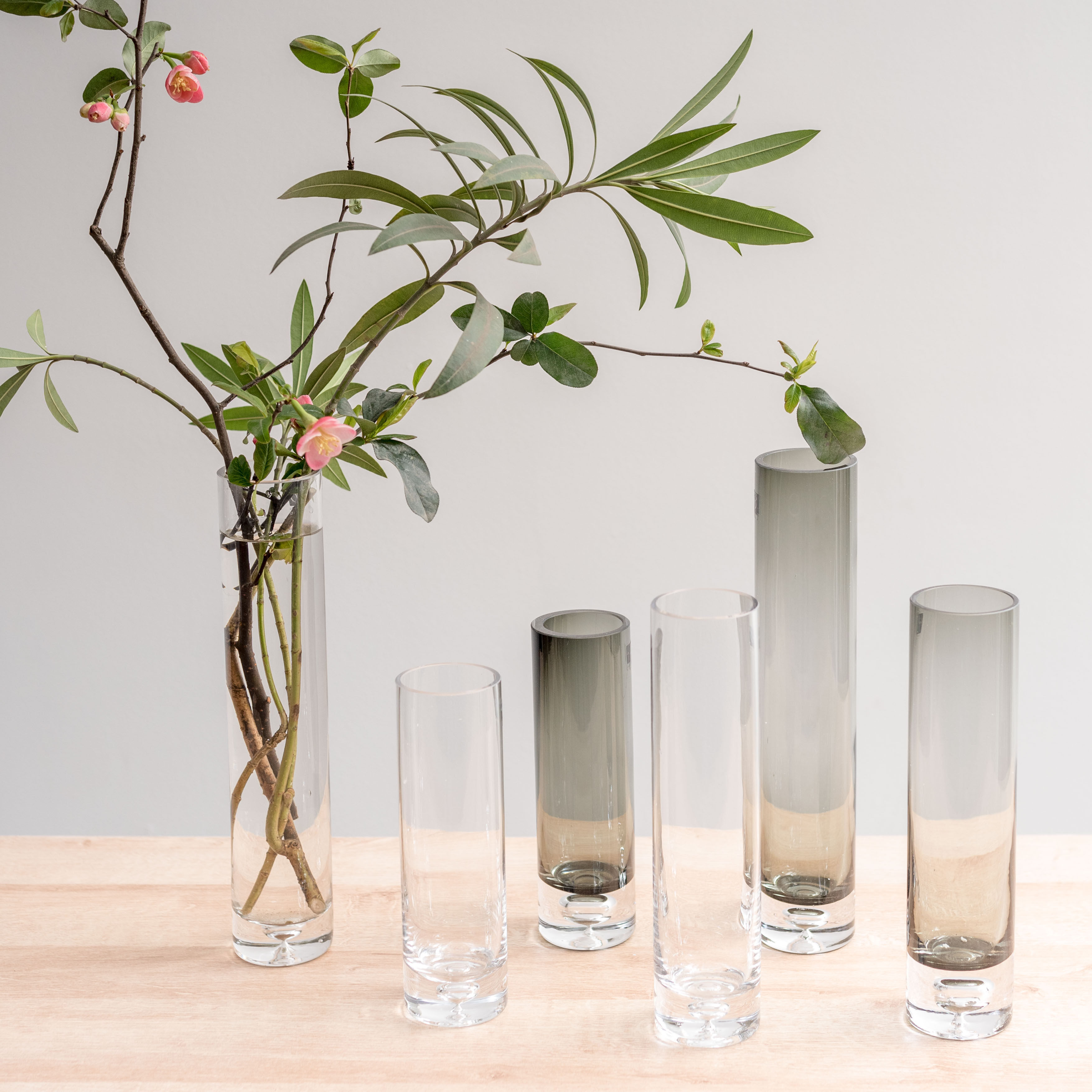 新品玻璃花卉植物摆件北欧直立花瓶现代简约ins花瓶