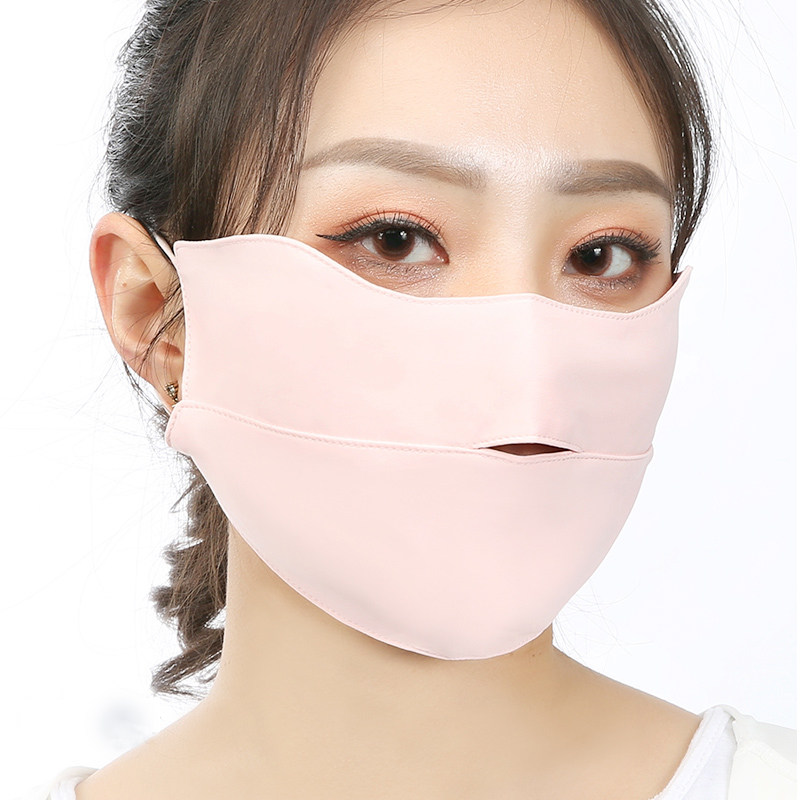 口罩防晒夏季时尚透气全脸眼角防紫外线薄款遮阳口罩