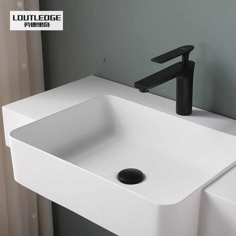 1米洗脸盆池盆洗衣一体台盆洗漱挂墙户型小户盆台一体成型式台盆