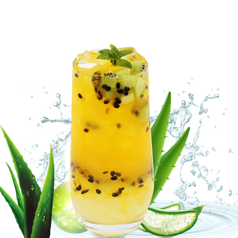 奕方芦荟果肉颗粒1000克袋装即食型烘焙饮料奶茶珍珠奶茶粉