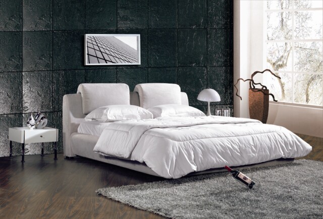 澳莎水床垫 恒温水床 布艺床 双人床 加热冷暖水床 可定做as-106