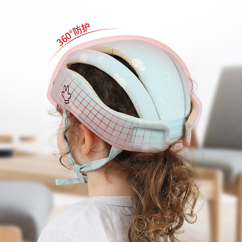 迪士尼宝宝防摔神器儿童防撞帽护头婴儿学走步安全头部保护垫夏季