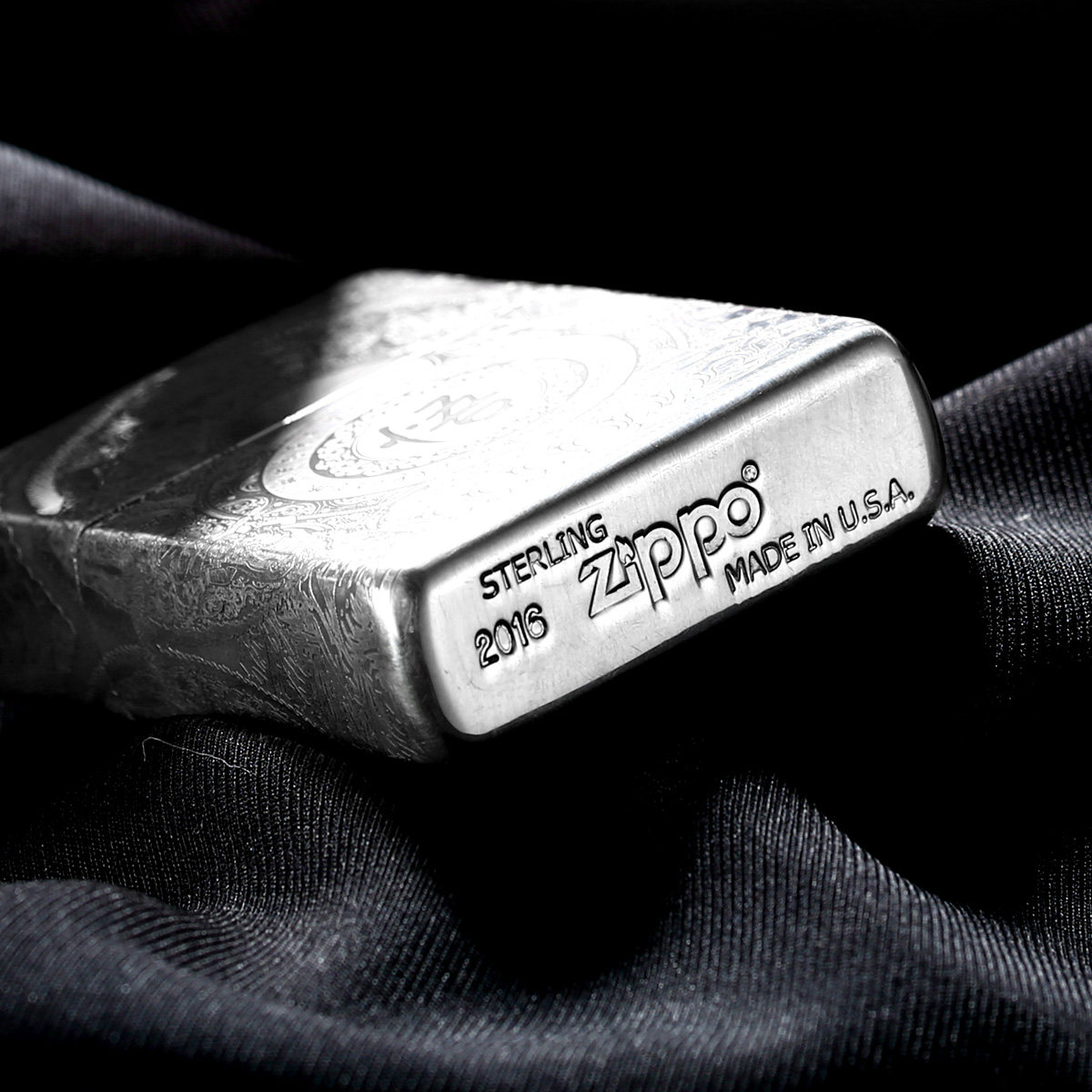 打火机zippo正版纯银战圣煤油创意个性zippo