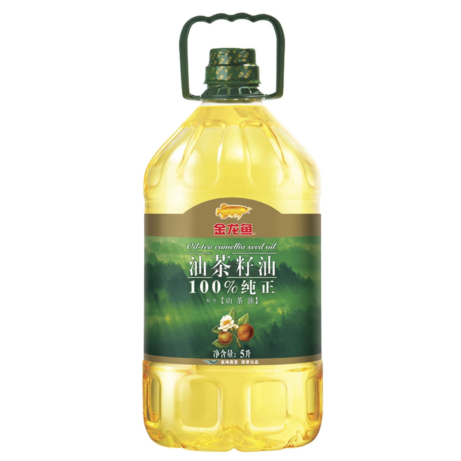 金龙鱼茶籽5l纯正正山茶油食用油大桶桶装物理山茶油