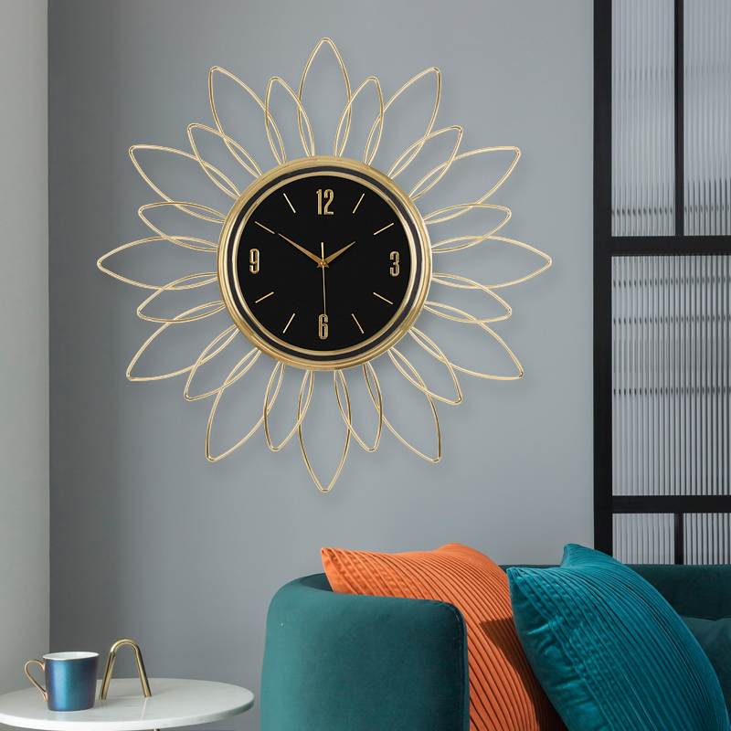 挂钟钟表客厅现代简约创意时钟轻奢大气家用时尚挂钟