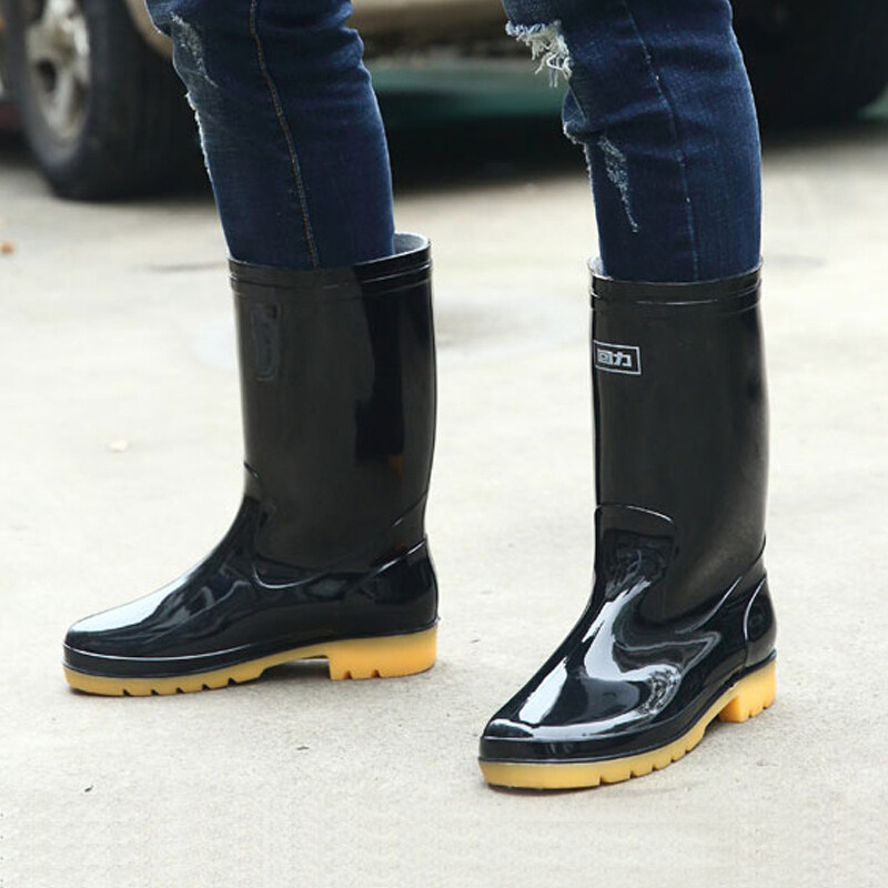 回力水鞋新款雨靴高筒中筒防滑厨房胶鞋防水雨鞋