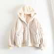 Spanish Single Autumn And Winter Women's Double-sided Plush Flight Jacket Coat Loose Hooded Bread Suit Cotton Suit Spanish Single Autumn And Winter Women's Double-sided Plush Flight Jacket Coat Loose Hooded Bread Suit Cotton Suit