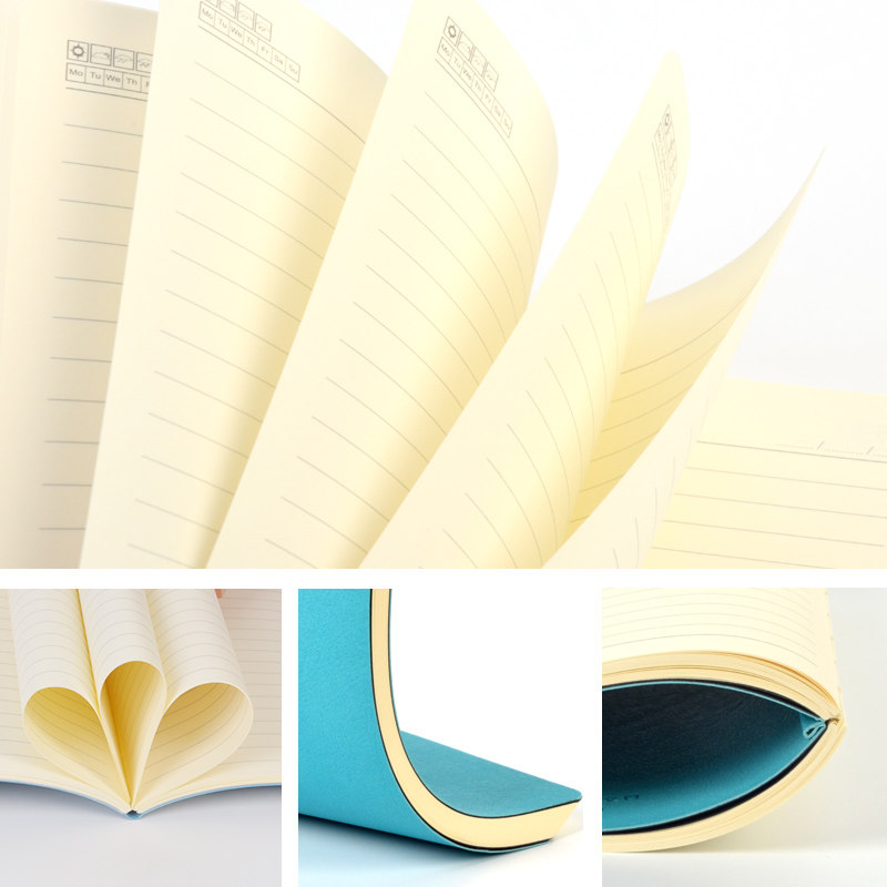 bowen创意pu软皮面b5商务记事本