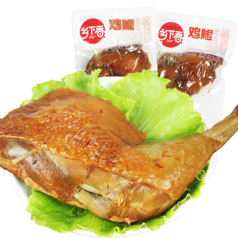 鸡腿乡下卤味大鸡85g袋装香辣五香盐水肉类鸡肉零食