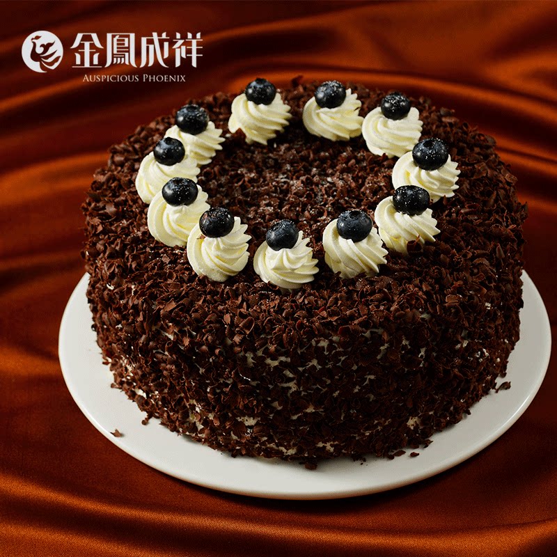 金凤成祥生日蛋糕北京同城配送经典巧克力网红派对新鲜蛋糕