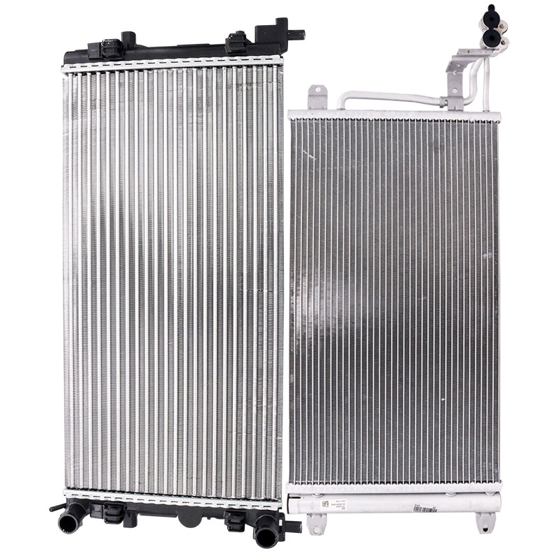 适配斯柯达冷凝器空调散热器水箱大水昕锐波罗新桑塔水箱