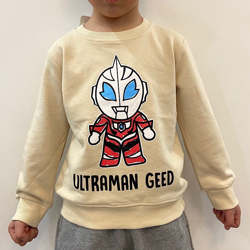 日单奥特曼外贸男童秋冬季卡通动漫超人迪迦欧布卫衣