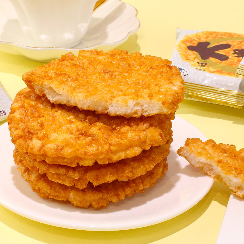 旺旺大米米饼散装1000g办公室锅巴网红吃货解馋膨化食品