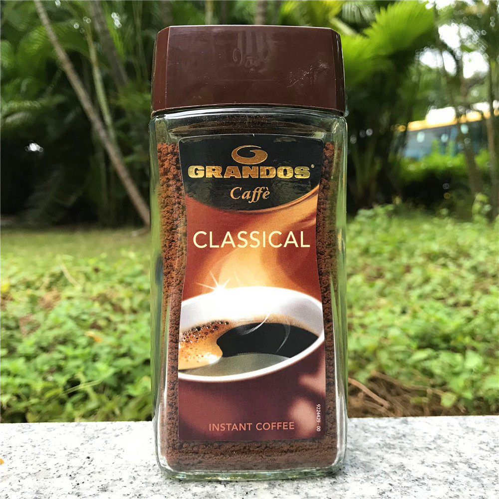 格兰特经典,摩卡速溶黑咖啡grandos classical instant coffee