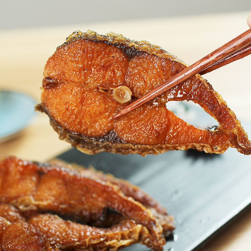 糖醋正宗舟山特产熏鱼500g即食熟食马鲛鱼酒店即食鱼零食