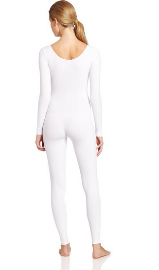 性感莱卡氨纶圆领连体全包紧身衣打底塑身体操塑身连体衣