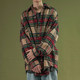 Frosted Flannel Plaid Shirt father Retro Art Hong Kong style shirt men's and women's thickened autumn and winter Frosted Flannel Plaid Shirt father Retro Art Hong Kong style shirt men's and women's thickened autumn and winter