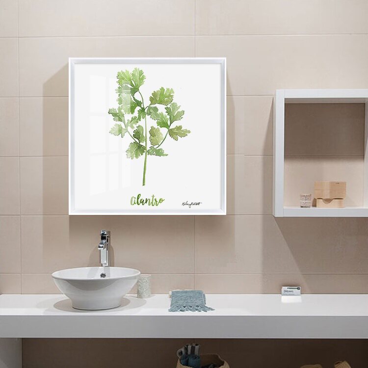 北欧绿植卫生间厕所装饰画厨房餐厅现代简约小清新花卉现代装饰画