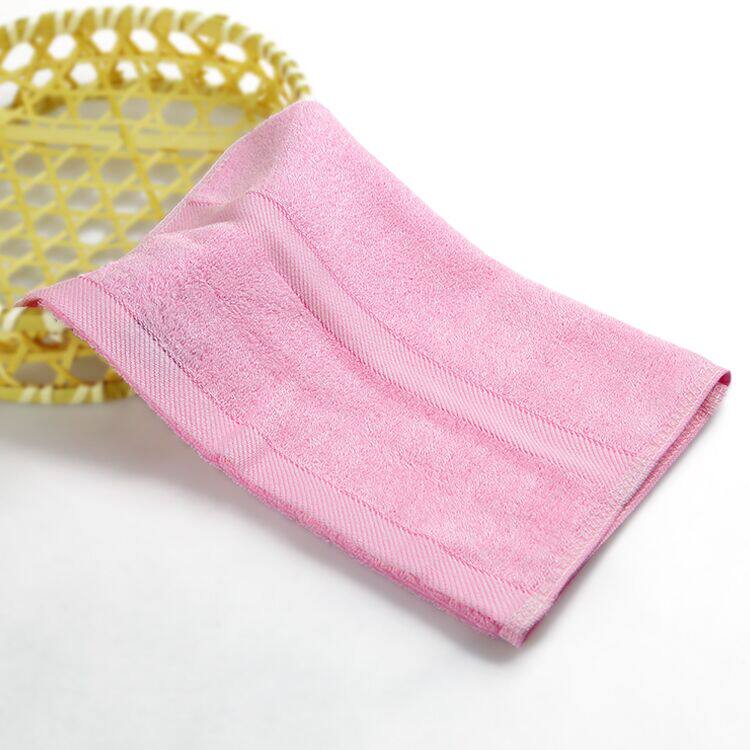 竹山蓝天天童纤维防螨纯色儿童洗脸擦汗毛巾毛巾