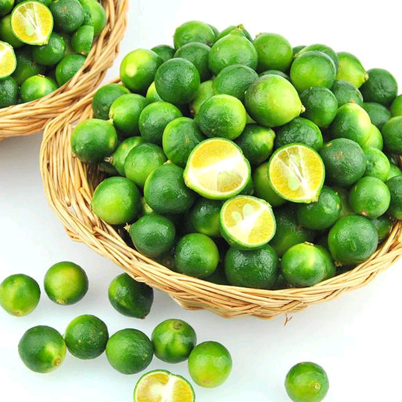 海南青金桔和安岳黄柠檬各500克冷饮品组合新鲜水果江浙沪皖包邮