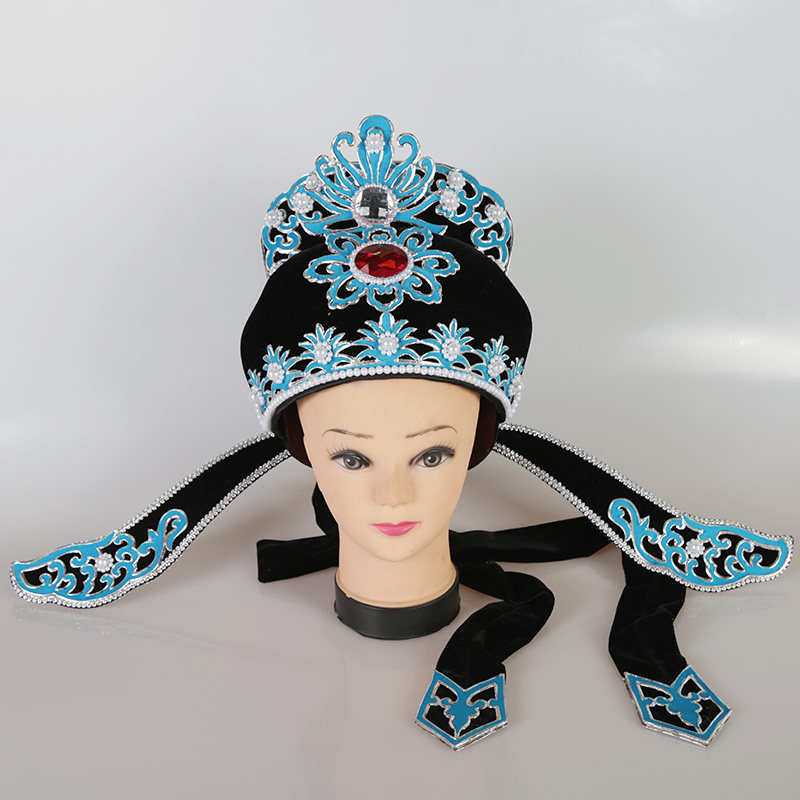 小生戏剧越剧戏曲古装软盔解元贴金头饰唐伯虎古典舞配饰