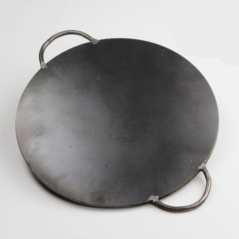 摊煎饼锅平底燃气灶双面加热家用杂粮煎饼果子锅鏊子工具电磁炉专