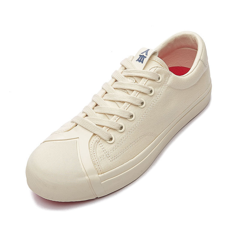 人本1986旗舰经典帆布布鞋字头明星同款情侣帆布鞋