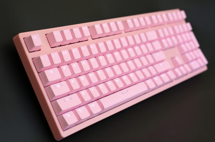 a艾酷akko ducky3108 3087cherry樱桃粉色少女心高颜值机械键盘