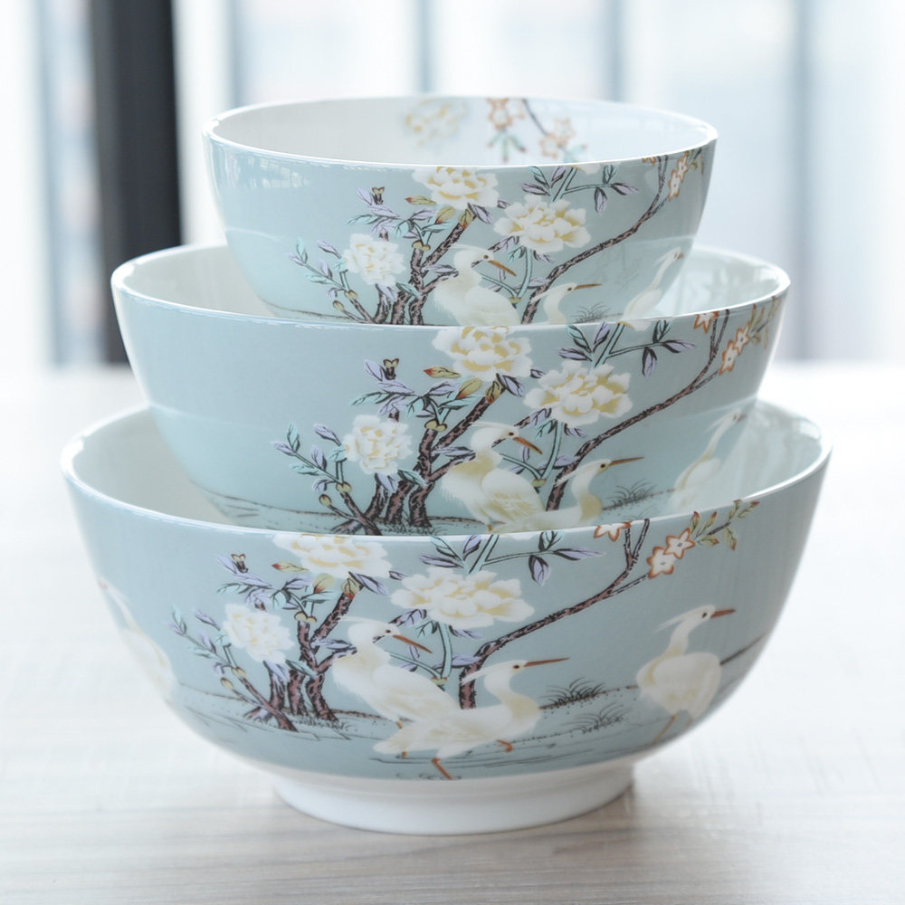 骨瓷米饭碗面碗创意高档欧美家用陶瓷可爱瓷碗碗