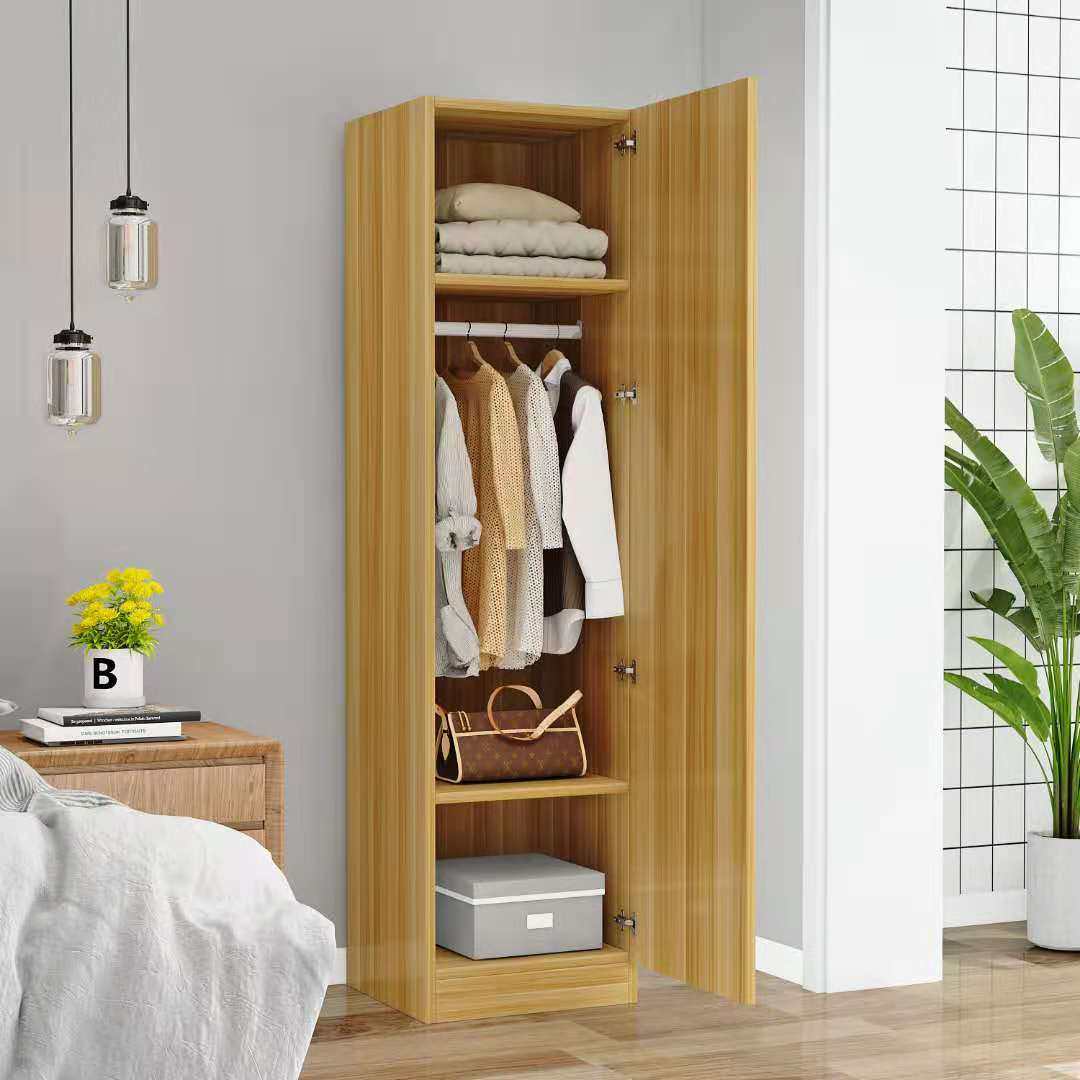 简易儿童单门衣柜墙角窄小夹缝立柜衣橱出租屋衣柜