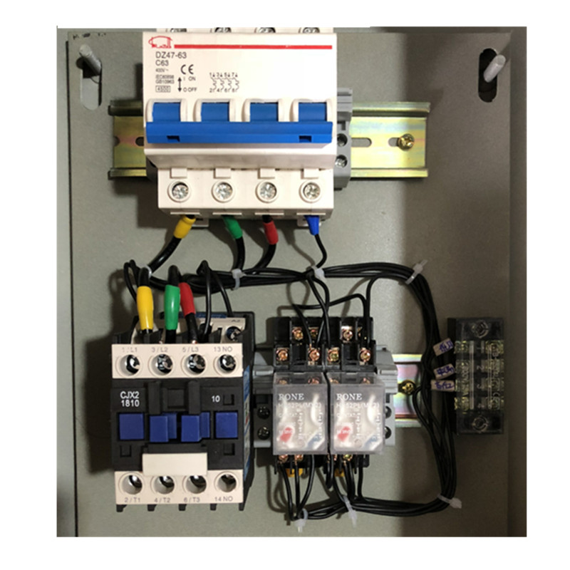 定做 水泵气泵真空泵电接点压力表自动恒压控制箱 室内配电箱 4kw