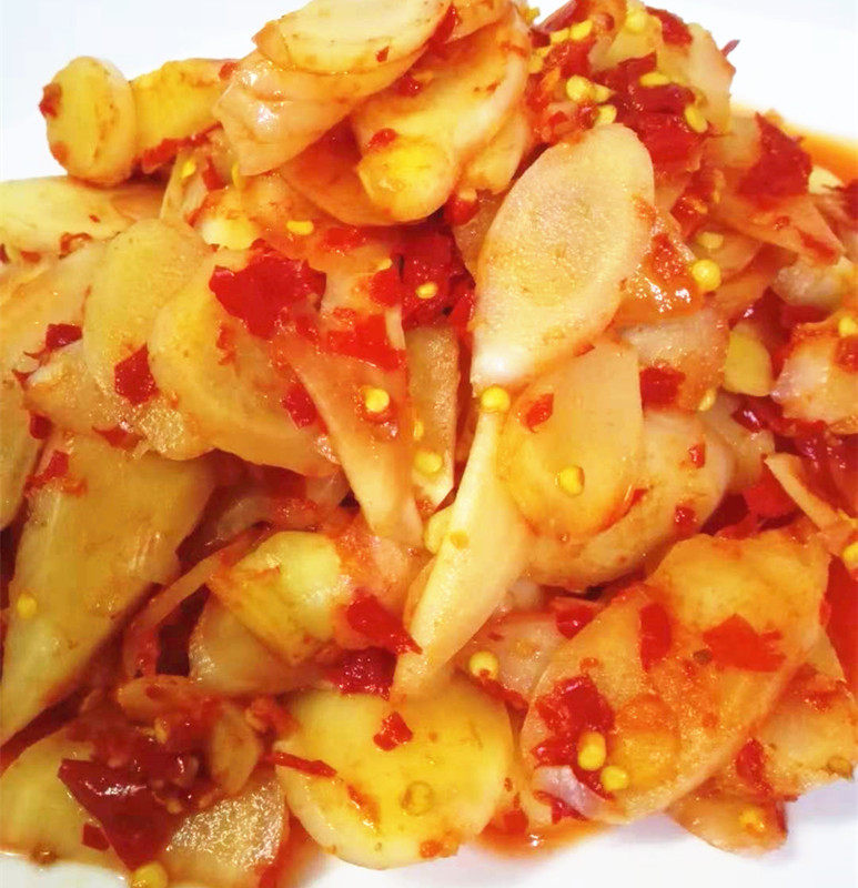 嫩姜泡姜广西特产酸姜酸辣姜片新鲜仔姜腌制脱水蔬菜