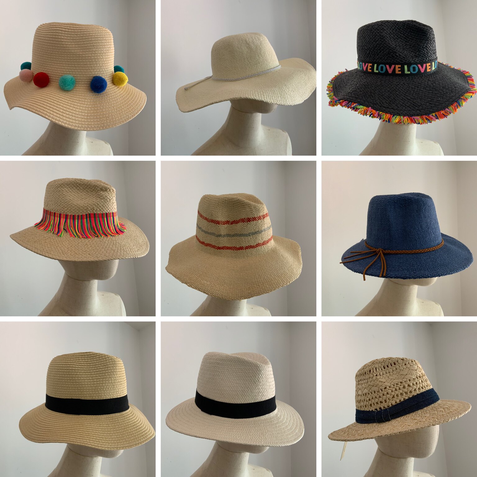 自家原创设计师2021夏天新款草帽遮阳帽手工欧美帽子