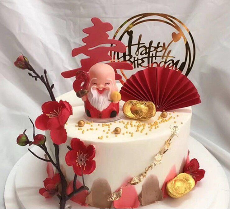 老人祝寿生日蛋糕寿星寿桃蛋糕苏州同城配送徐州新鲜生日蛋糕