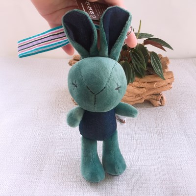 可爱不爽兔毛毛绒挂件小兔子玩偶钥匙扣钥匙包包毛绒布艺类玩具