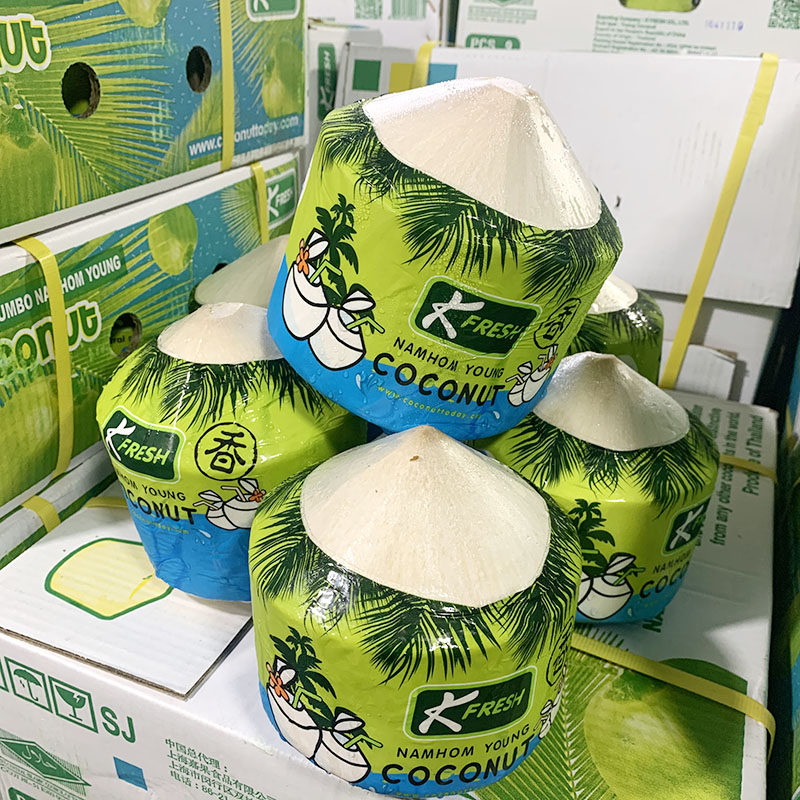 椰子泰国coco网红kfresh椰青6个装送开椰新鲜椰青