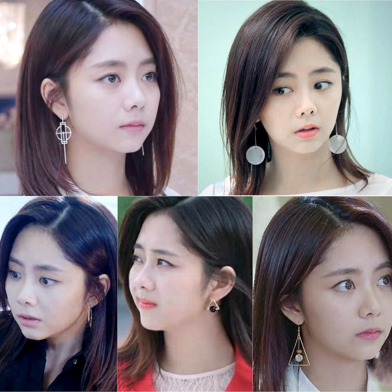 狐狸夏天谭松韵同款黎晏书耳环s925纯银银针珍珠耳环