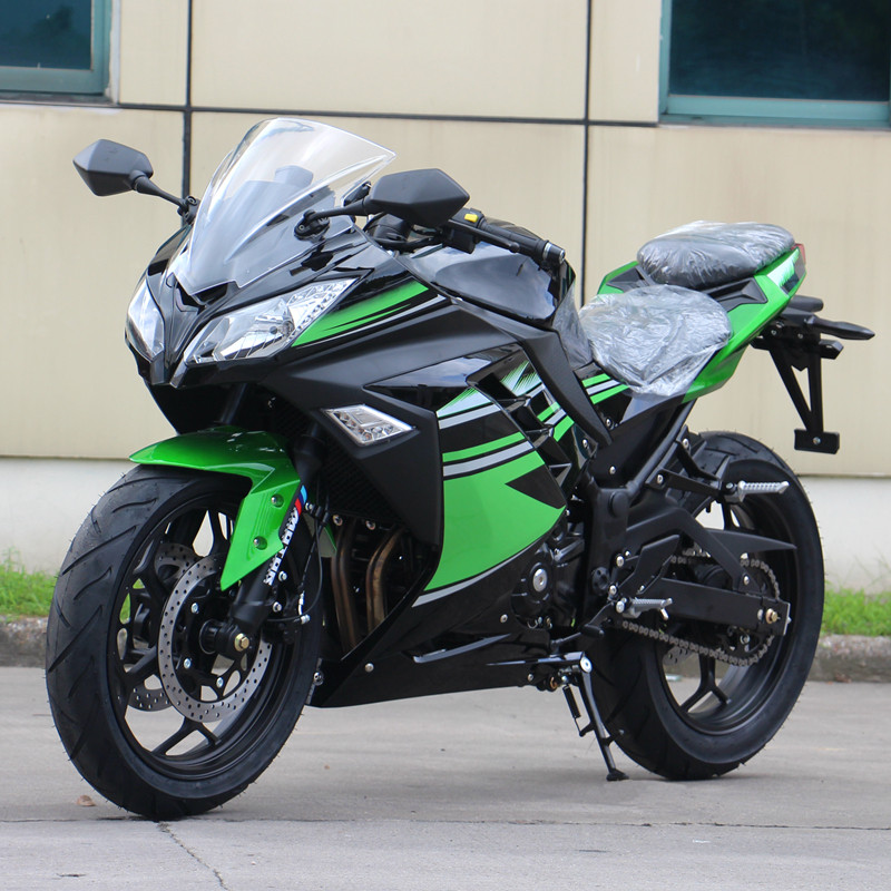 电喷忍者摩托车跑车重型机车双缸水冷地平线整车摩托车整车