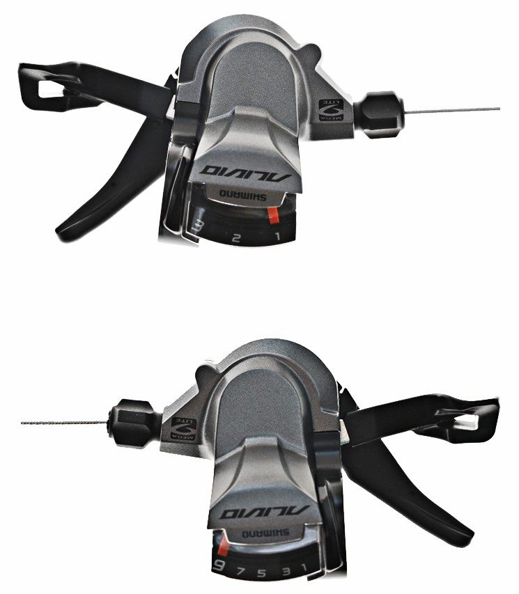 正品shimano禧玛诺sl-m4000指拨9/27速山地车变速器m4000套件标配