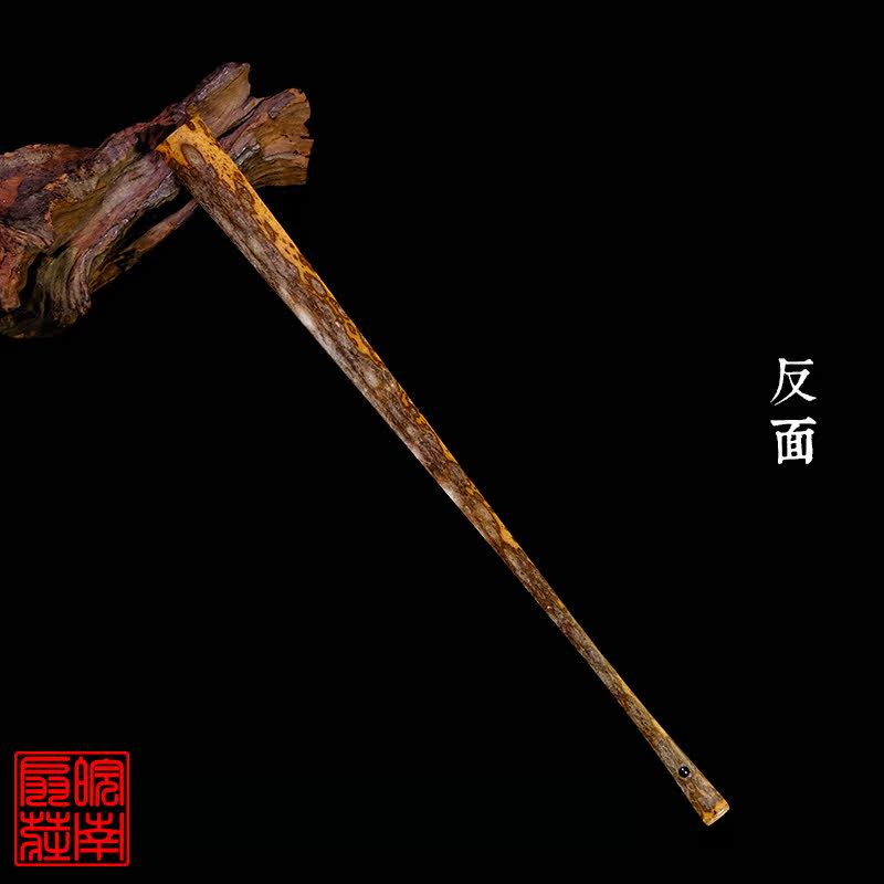 董才明折扇古风白花扇骨文玩斑竹苏工花梅鹿老竹扇子