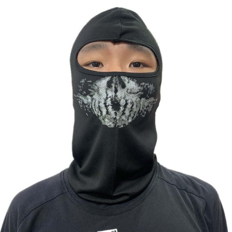 使命召唤6ghost幽灵面具男女夏季薄款骑行骷髅面罩防风