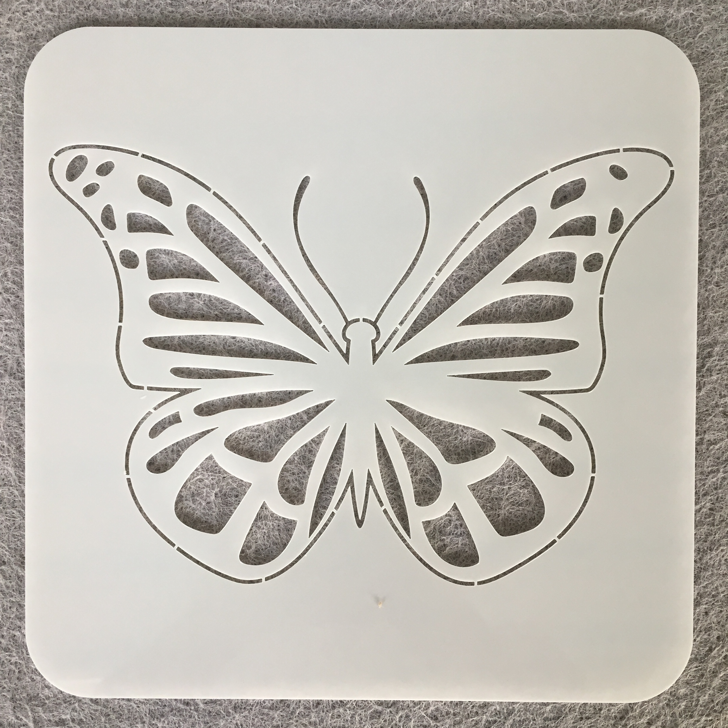 绘画新款跨境蝴蝶激光镂空模板儿童辅助装饰各类尺