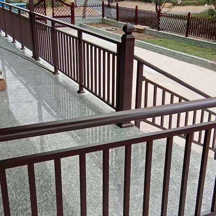 景阳铝合金护栏别墅阳台扶手室外玻璃围栏露台护栏