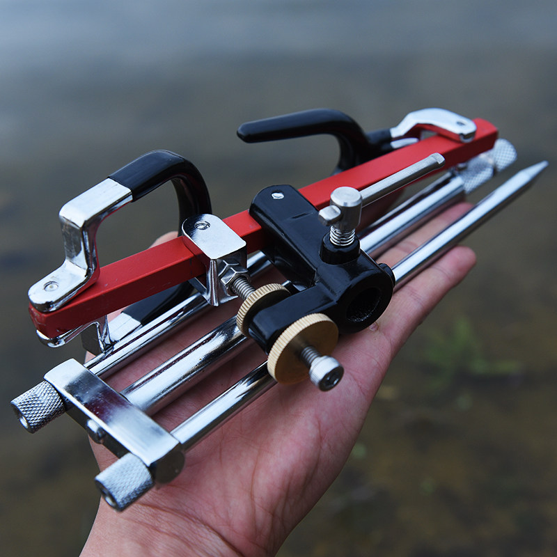 支架手海两用钓鱼炮台万向鱼杆架竿金属架杆海支架