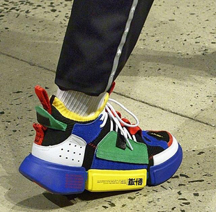 子ins超火国潮男春季鞋透气情侣吾道鞋2ace嘻哈潮鞋悟道老爹鞋