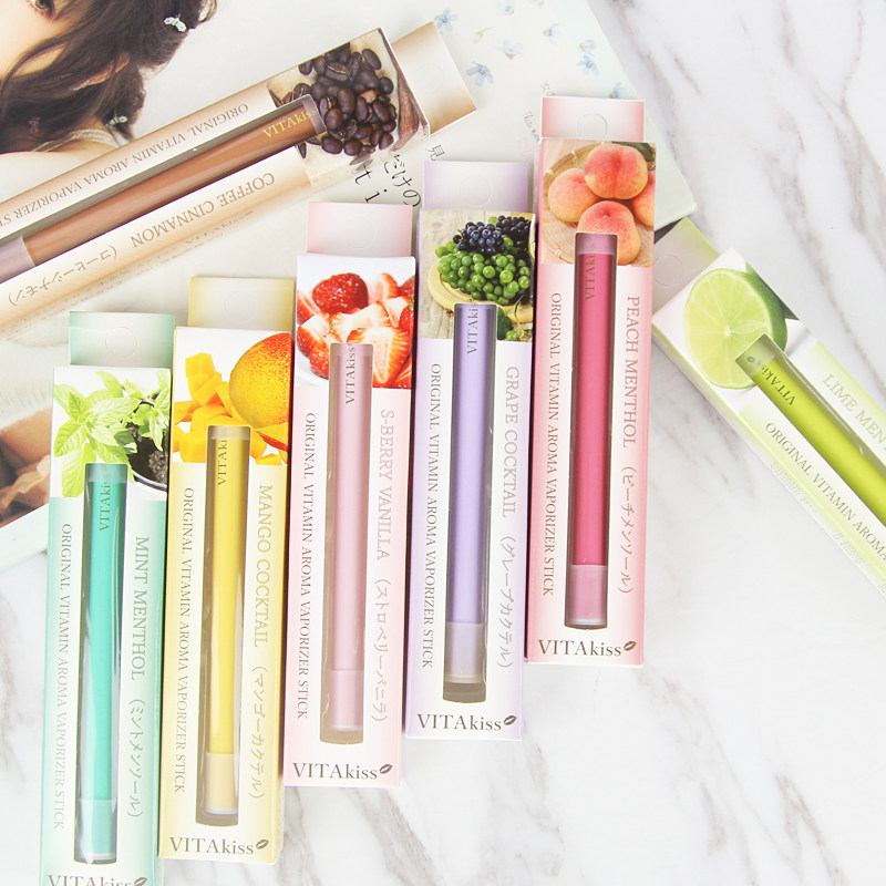 日本vitakiss维生素维他命电子烟美容水果味清肺女士戒烟神器