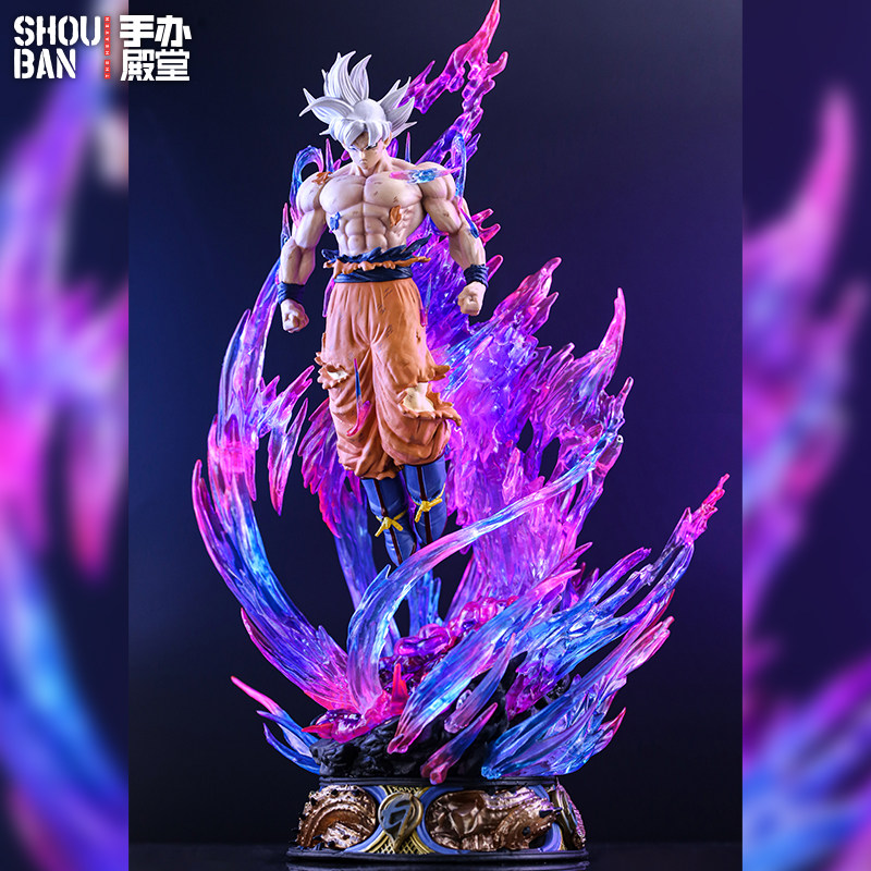 七龙珠手办ls自在极意孙悟空白发觉醒动漫二次元手办