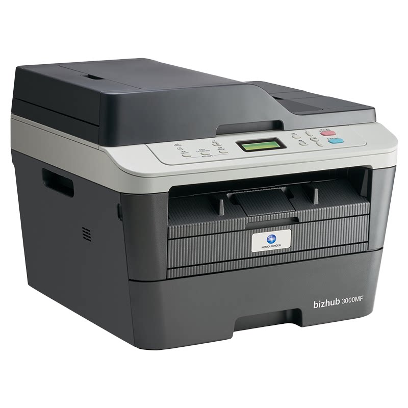 柯尼卡美能达网络双面自动家庭复印机三合一扫描彩色办公黑白激光多